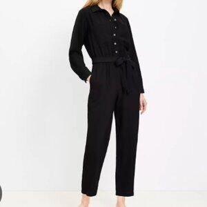 LOFT Petite Belted Pocket Jumpsuit size 16 NWT